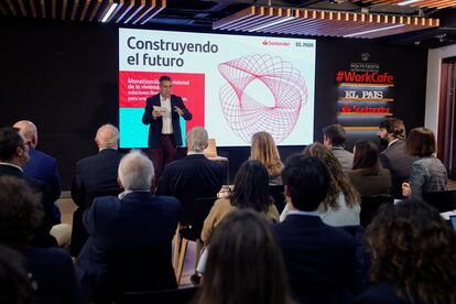 Imagen del evento Construyendo el futuro: Monetización previsional de la vivienda, celebrado el pasado martes en el Wok Café Santander en Madrid.