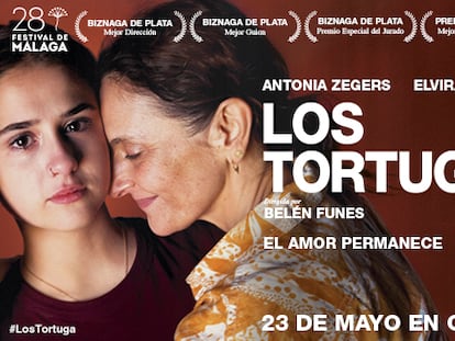 Antonia Zegers y Elvira Lara protagonizan 'Los Tortuga', la nueva película de Belén Funes que se estrena en cines el 23 de mayo.